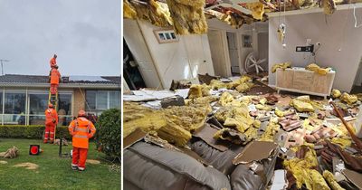 Wild weather strips roof from home: SES work to clean-up debris