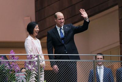 Prince William arrives in Singapore for annual Earthshot Prize award, the first to be held in Asia