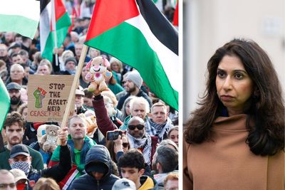 Protesters who vandalise the Cenotaph should be put into jail, says Suella Braverman