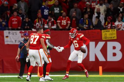 Chiefs shut Dolphins in first half, add insult with 59-yard Bryan Cook fumble return
