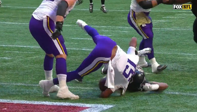 Joshua Dobbs’ second dropback as a Viking ended in disaster and fans had jokes