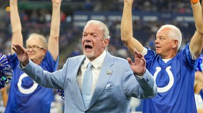 Jim Irsay Tried His Best to Dance to Meek Mill While Celebrating With Colts Players