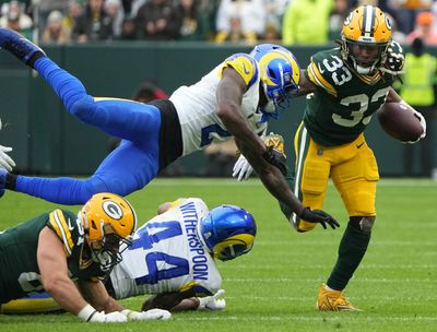 Packers finally cut loose RB Aaron Jones in win over Rams