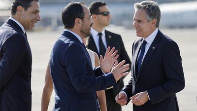 Blinken discusses sea route for Gaza aid with Cyprus president