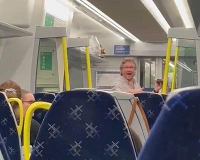 Incredible moment as man bursts into operatic song on ScotRail train