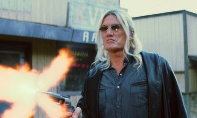 Showdown at the Grand review – zombie-mashing Dolph Lundgren in ode to 80s action flicks