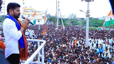 Congress chief Revanth, BJP leader Bandi Sanjay file nominations