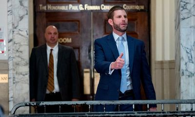 Eric Trump says he was not involved with documents at heart of fraud trial