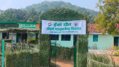 Chhattisgarh assembly polls: Eco-friendly model polling stations in Kanker, an attraction for voters