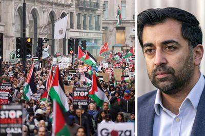 Humza Yousaf: Pro-Palestinian marches on Armistice Day should ‘absolutely’ go ahead