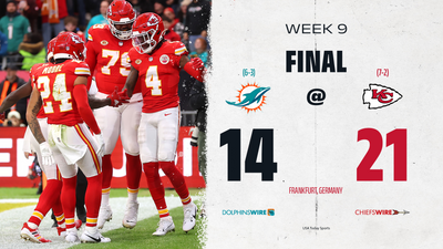 NFL Week 9 final scores from Sunday’s games