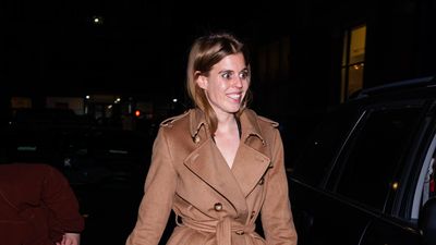 Princess Beatrice's Burberry trench coat is pure cashmere luxury - and has a subtle royal nod