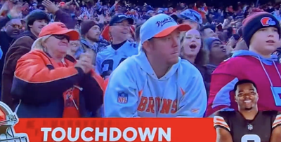A Browns Fan Looked So Upset After His Team’s TD, and NFL Fans Had Plenty of Jokes as to Why
