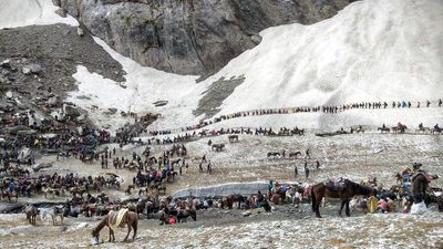 Out-of-bounds Amarnath shrine in Kashmir sees first vehicular movement