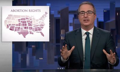 John Oliver on abortion rights: ‘A case where voting can have an immediate and lasting effect’