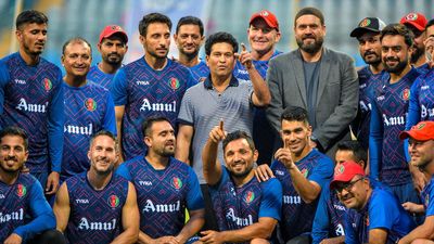 Cricket World Cup 2023 AUS vs AFG | Afghan team has a great time with Sachin Tendulkar