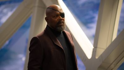 The Marvels director teases a "weary" Nick Fury following Secret Invasion, but promises he still has his sense of humor
