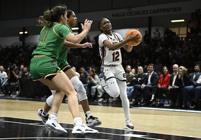 South Carolina’s Milaysia Fulwiley stunned fans (including Magic Johnson) with a ridiculous behind-the-back finish