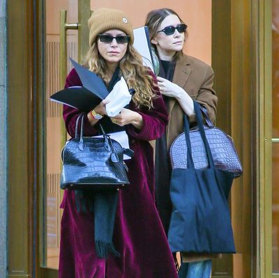 The Olsen Twins (Literally) Twinned in Matching Fall Outfits