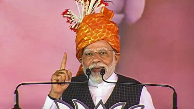 Naxalites, terrorists get emboldened whenever Congress comes to power: PM Modi in Chhattisgarh
