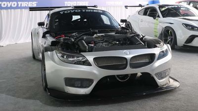 Behold This BMW Z4 GT3 With A Supercharged Mercedes V12