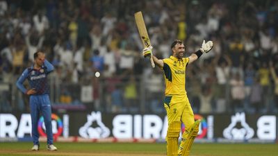 Maxwell’s epic double ton upstages Afghanistan