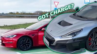 See The Rimac Nevera Beat The Tesla Model S Plaid At The Charging Game