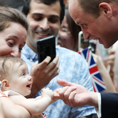 Prince William Met a Baby in Singapore Who Refused to Give His Finger Back