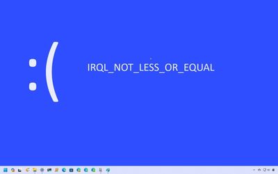 How to troubleshoot 'IRQL not less or equal' error on Windows 11