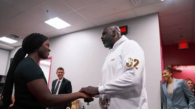 Shaq, Candace Parker Showed Respect by Visiting Colorado Locker Room After Upset of LSU