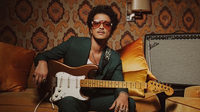 “An instrument with class that could still appeal to the most technically driven shredders”: Bruno Mars’ signature Fender Strat tips the cap to his six-string icons Jimi Hendrix and Prince – and it’s one of the finest artist builds we’ve seen