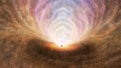 Supermassive black holes are messy eaters big on recycling