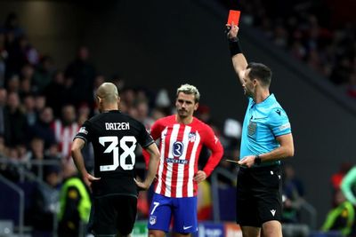 Atletico 6 Celtic 0: 10-man Celtic see red as Griezmann and co put on a show