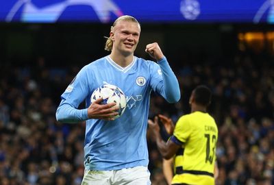 Erling Haaland back with a bang as Man City cruise into Champions League knockouts