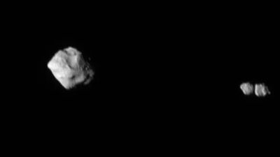 Strange moon of asteroid Dinkinesh is weirder than thought after NASA probe finds 'contact binary' (photo)