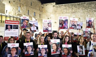 ‘We cannot forget’: families hold vigils for Israeli hostages held in Gaza