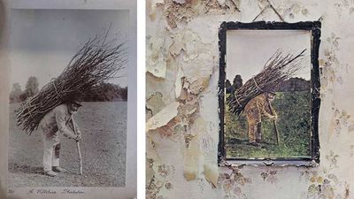 An original photograph of the mysterious figure on the cover of Led Zeppelin IV has been discovered in an old photo album - and he's been identified
