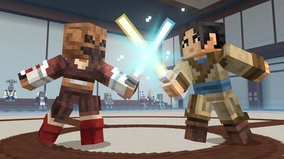 You can now be a Jedi in Minecraft with the new Star Wars DLC, lightsabers and Force powers included