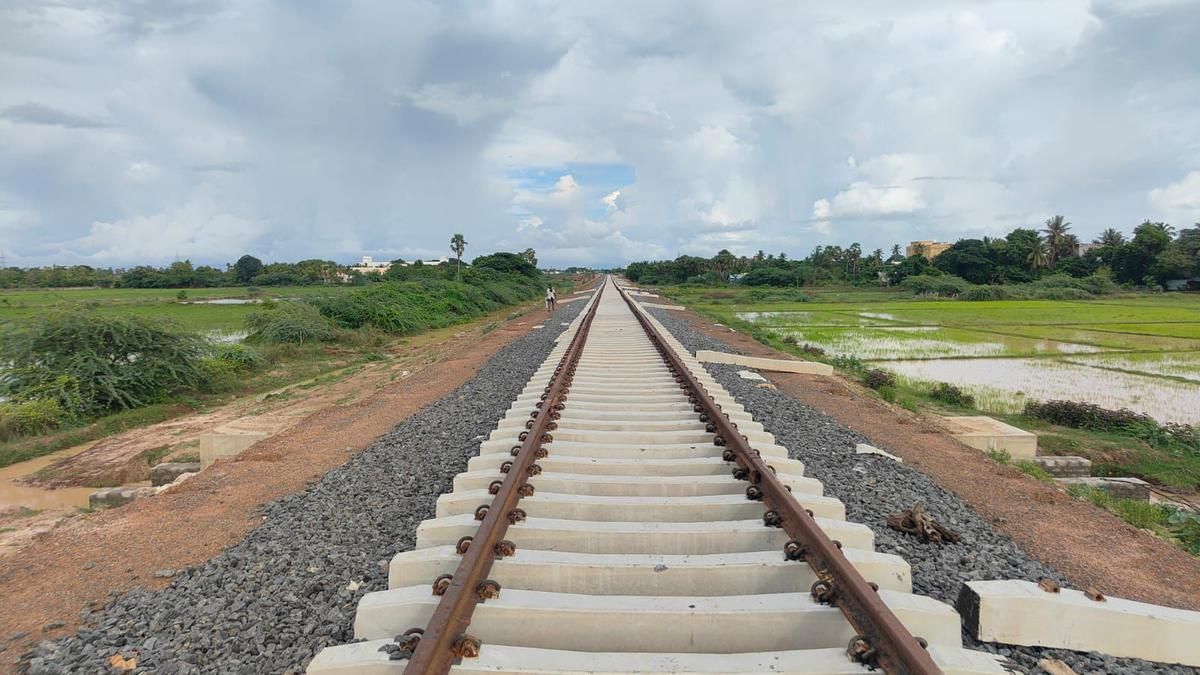 KaraikalPeralam new broad gauge railway line project…