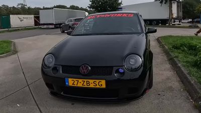 VW Lupo With 2.0 Turbo Looks Nervous At 158 MPH On The Autobahn