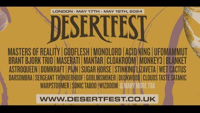 Masters Of Reality and Godflesh among first 25 bands announced for Desertfest 2024