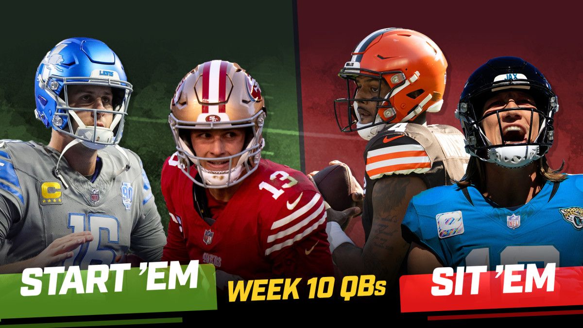 Week 10 Start ’Em, Sit ’Em Quarterbacks