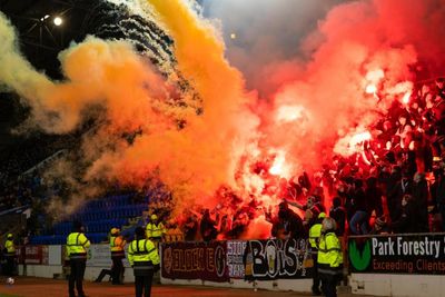 Motherwell criticise supporters for setting off pyro at McDiarmid Park
