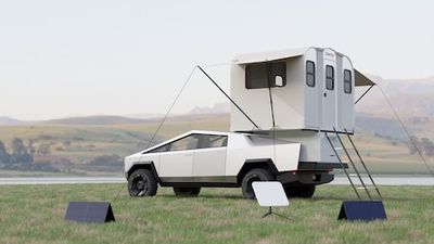 This Camper Mod Turns Any EV Truck Into a Heated Glamping Setup