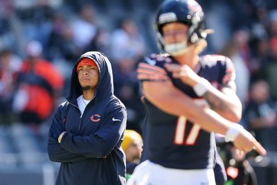 Bears to start Tyson Bagent in place of injured Justin Fields vs. Panthers