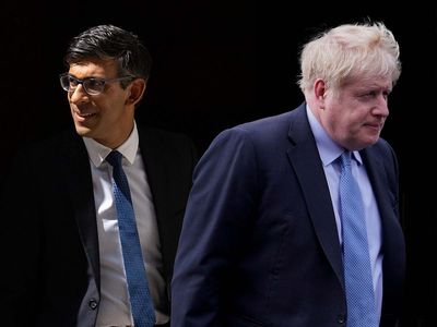 Boris Johnson says Tories ‘drifting to defeat’ in attack on ‘stooge’ Rishi Sunak