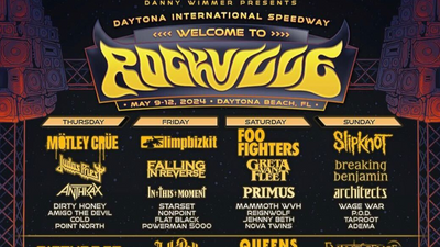 Welcome To Rockville announces Slipknot, Foo Fighters, Mötley Crüe, Limp Bizkit and more for 2024