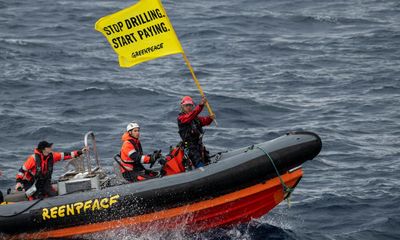 Shell sues Greenpeace for $2.1m in damages over fossil fuel protest in North Sea