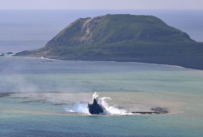 New island emerges after undersea volcano erupts off Japan, but experts say it may not last long