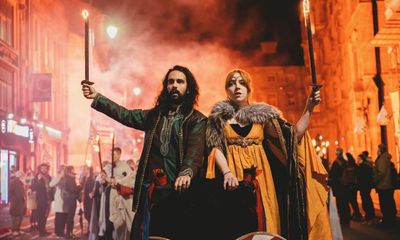 Viking procession brings Yorkshire poets’ Beowulf to streets of Huddersfield